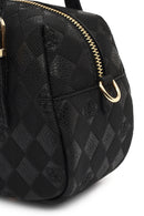 Kadın Siyah Uzun Askılı Baskılı Çapraz Çanta | Derimod