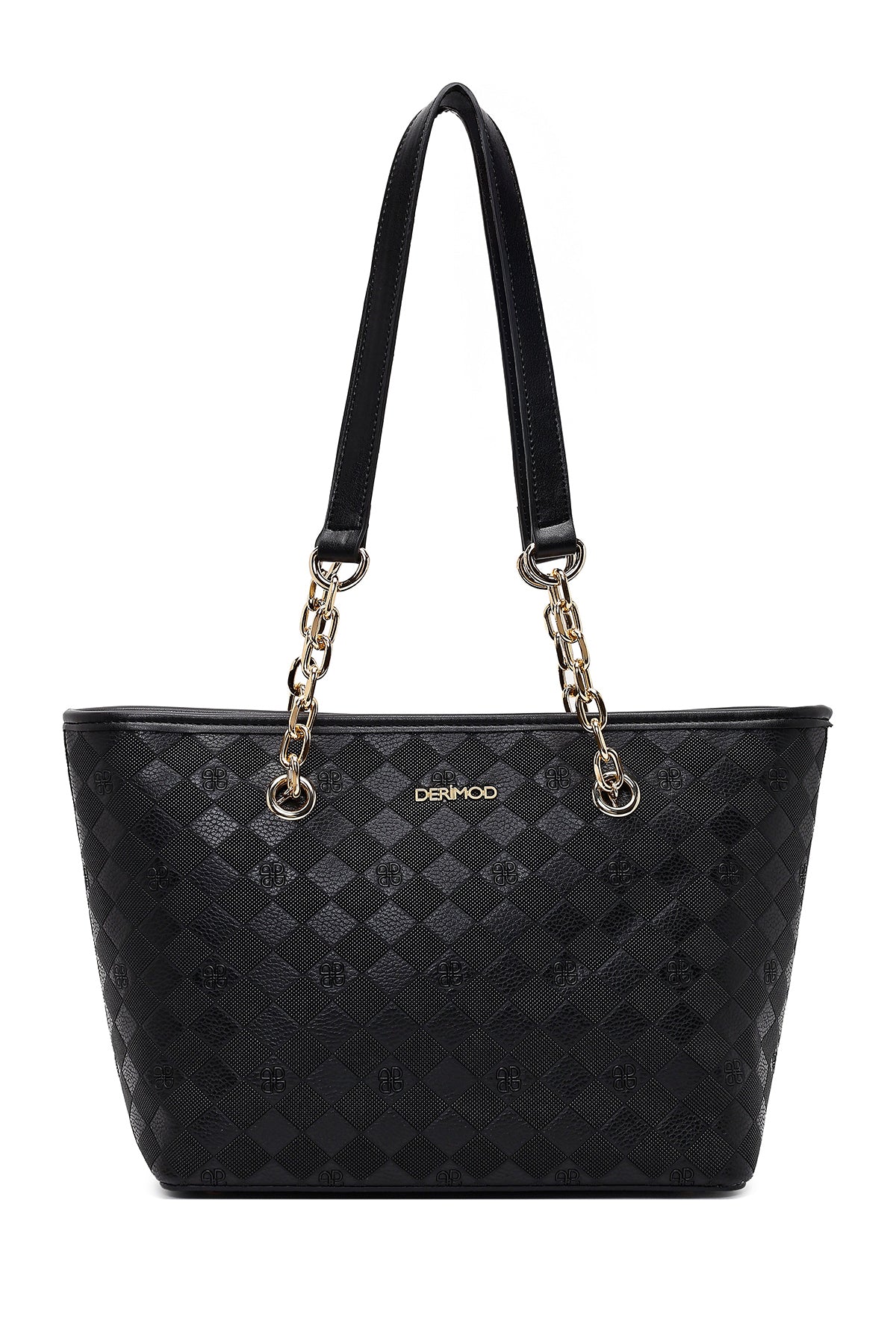 Kadın Siyah Baskılı Omuz Çantası 25ABD237526 | Derimod