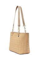 Kadın Bej Baskılı Omuz Çantası | Derimod