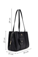 Kadın Siyah Aksesuarlı Omuz Çantası | Derimod