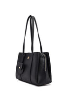 Kadın Siyah Aksesuarlı Omuz Çantası | Derimod