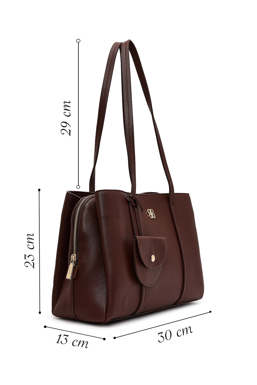 Women's Brown Accessory Shoulder Bag
