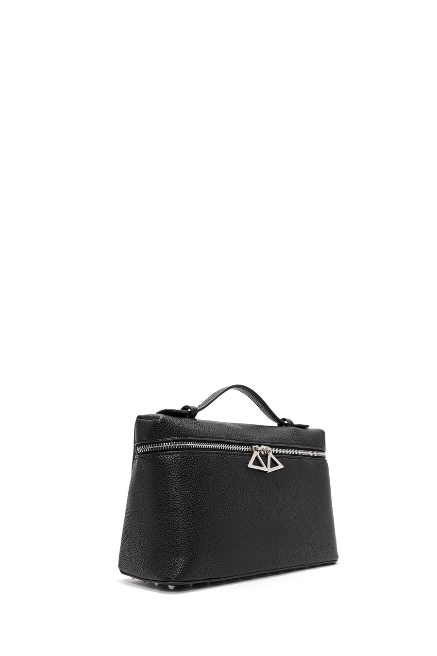 Woman Black Long Strap Mini Handbag