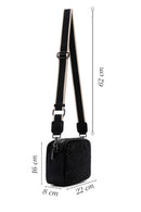 Woman Black Long Strap Stoned Mini Crossbody Bag | Derimod