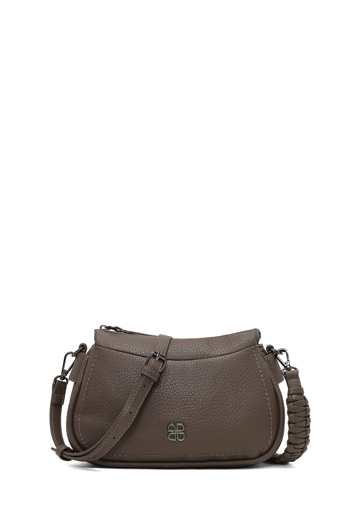 Kadın Gri Uzun Askılı Çapraz Çanta