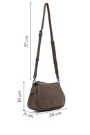 Kadın Gri Uzun Askılı Çapraz Çanta | Derimod