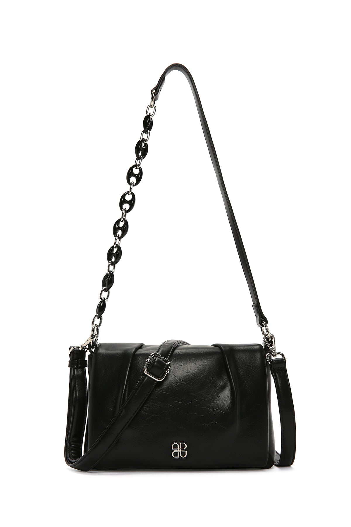 Women's Black Chain Strap Crossbody Bag 25ABD241518 | Derimod