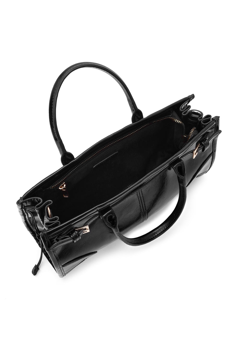 Women's Black Long Strap Shoulder Bag