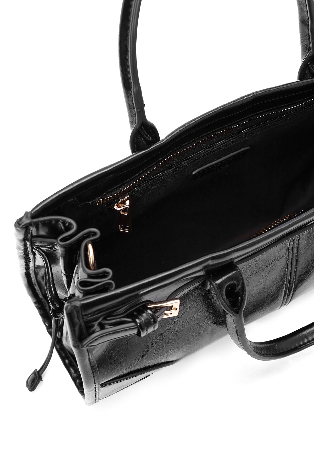 Kadın Siyah Uzun Askılı Kol Çantası