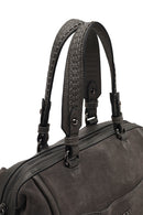 Kadın Gri Uzun Askılı Süet Kol Çantası | Derimod