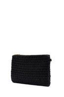 Woman Black Long Chain Strap Printed Clutch Bag | Derimod