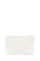 Kadın Krem Uzun Zincir Askılı Baskılı Portföy Çanta | Derimod