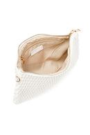 Kadın Krem Uzun Zincir Askılı Baskılı Portföy Çanta | Derimod