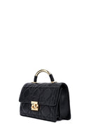 Woman Black Long Strap Mini Quilted Crossbody Bag | Derimod