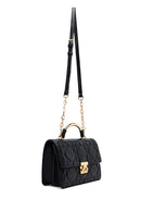Woman Black Long Strap Mini Quilted Crossbody Bag | Derimod