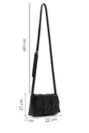 Women's Black Long Strap Mini Crossbody Bag | Derimod