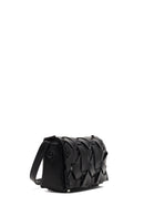 Women's Black Long Strap Mini Crossbody Bag | Derimod