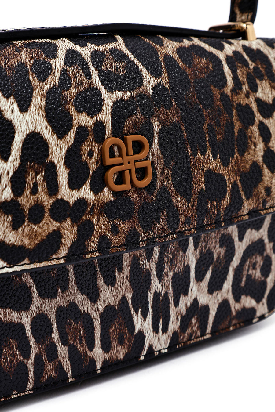 Woman Leopard Long Strap Patterned Crossbody Bag