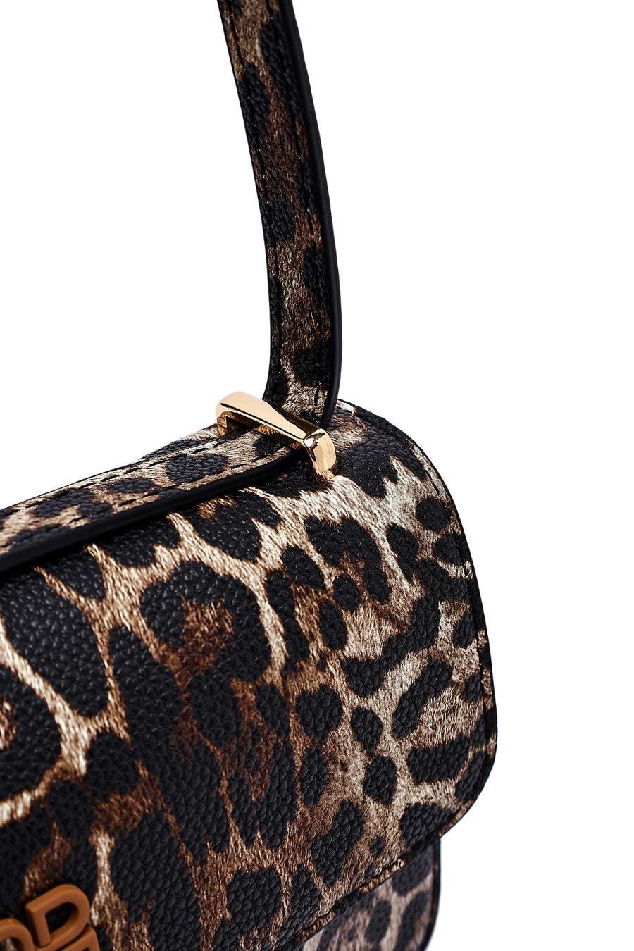 Woman Leopard Long Strap Patterned Crossbody Bag
