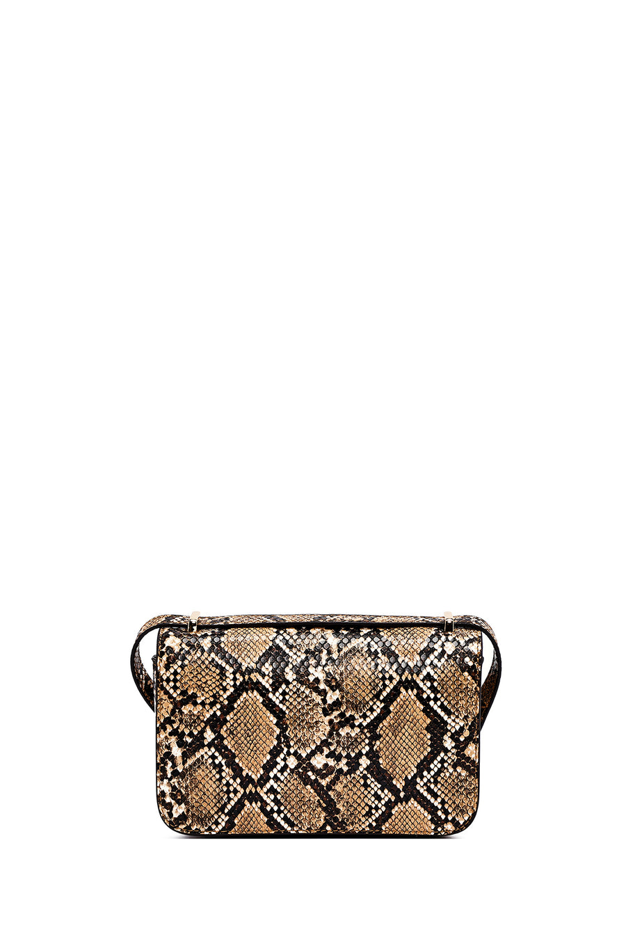 Woman Mink Long Strap Patterned Crossbody Bag