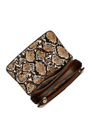 Kadın Vizon Uzun Askılı Desenli Çapraz Çanta | Derimod