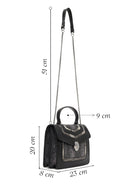 Kadın Siyah Uzun Askılı Kol Çantası | Derimod