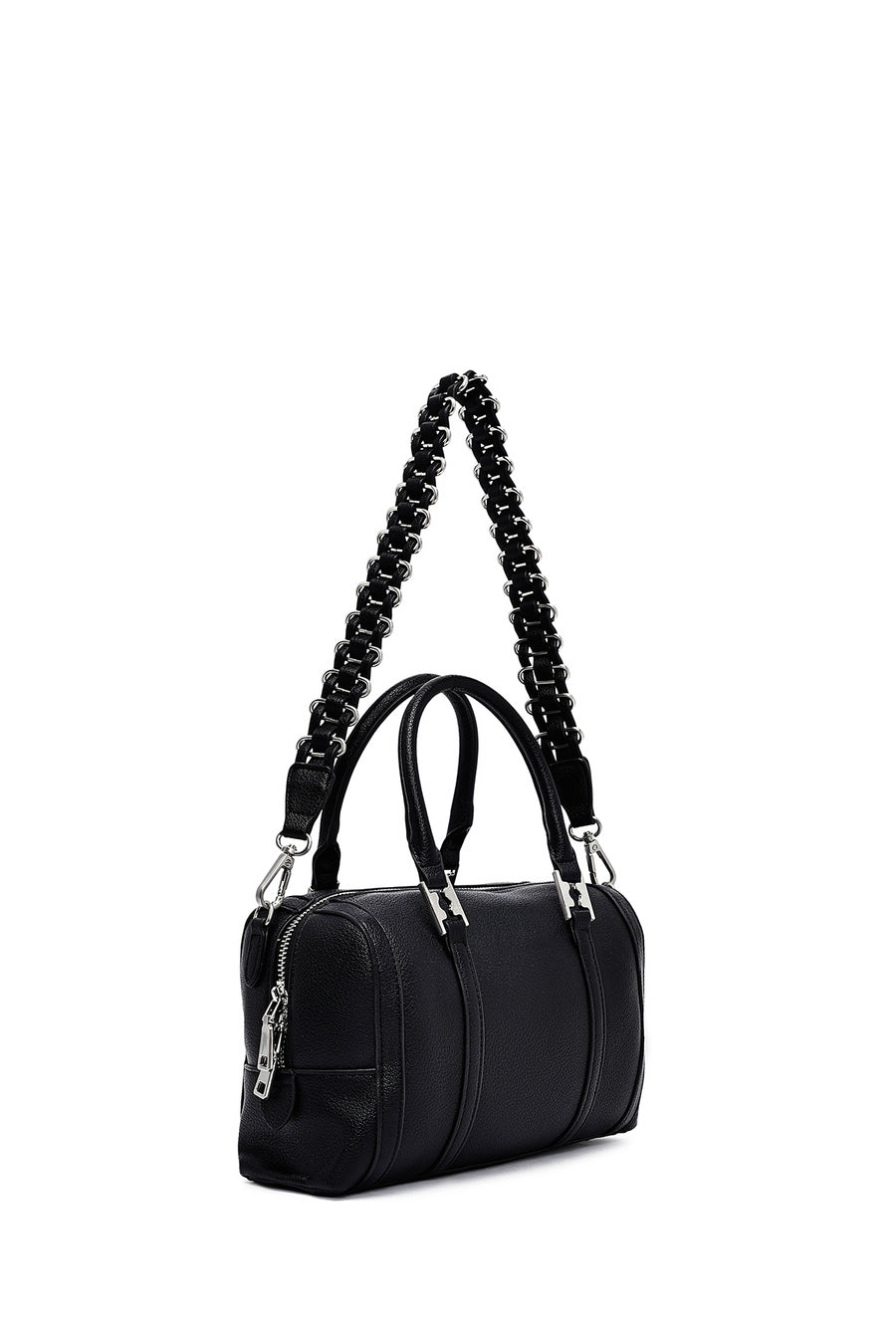 Woman Black Long Shoulder Bag