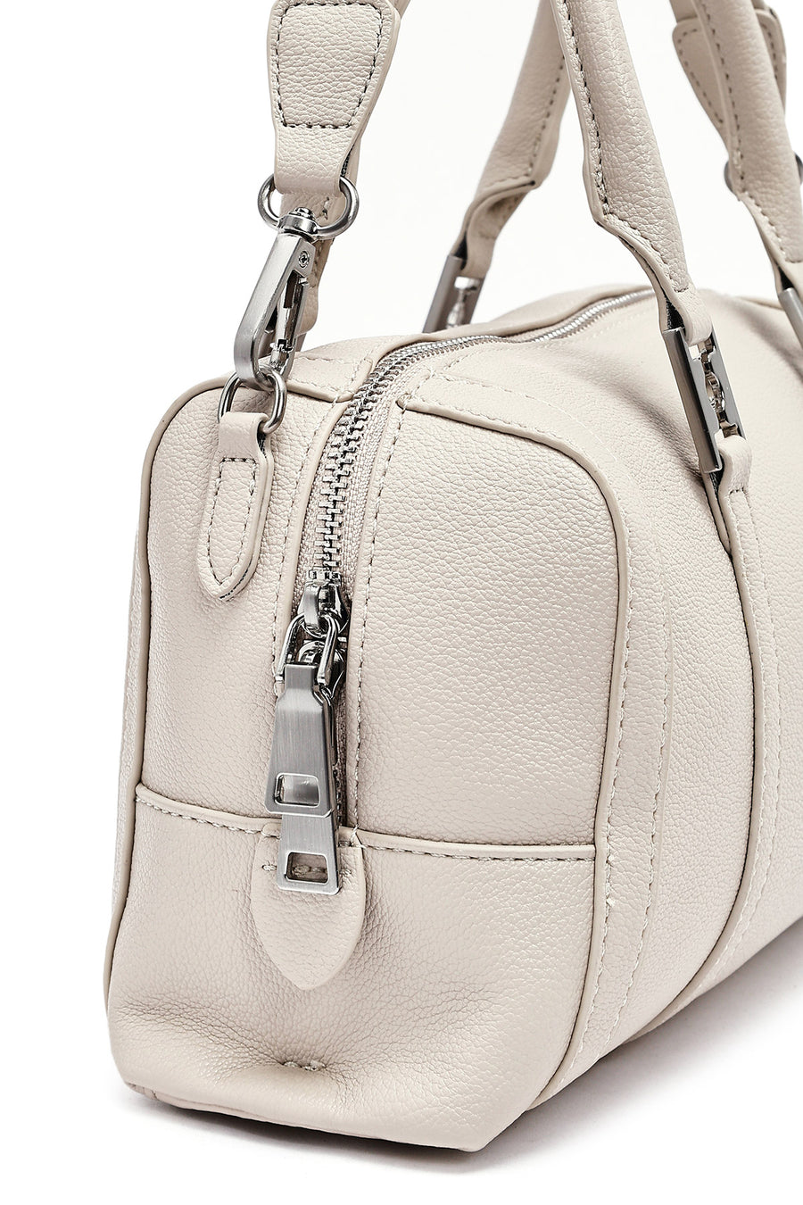 Woman Gray Long Shoulder Bag