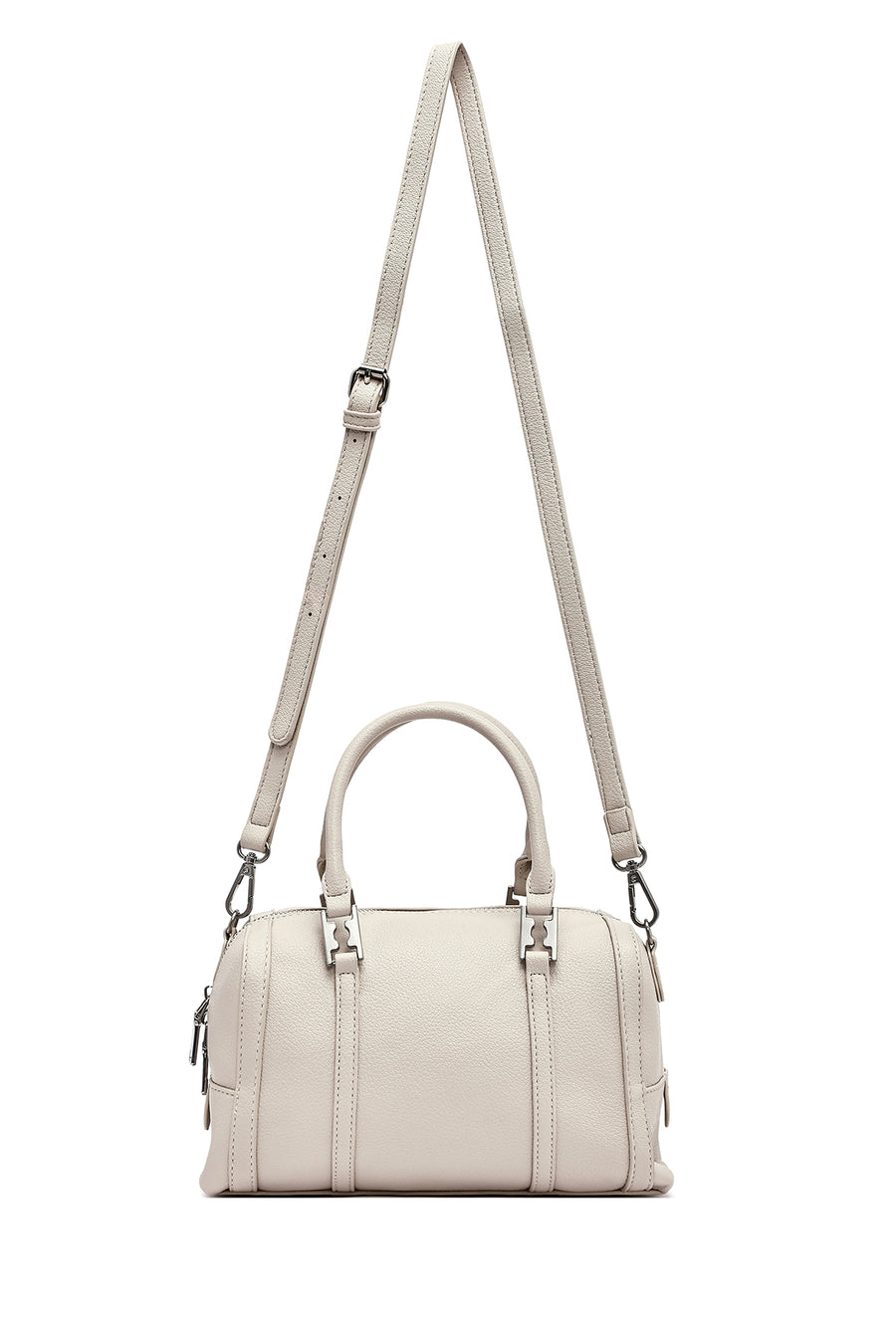 Woman Gray Long Shoulder Bag