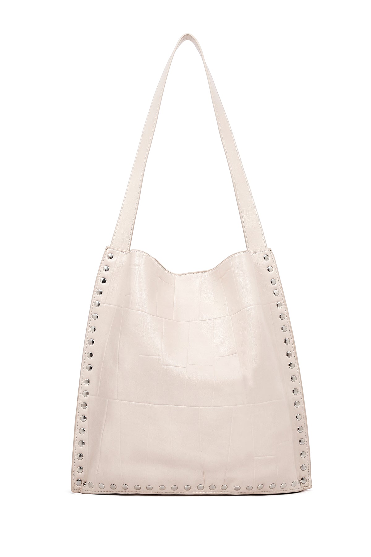 Kadın Bej Baskılı Omuz Çantası