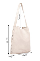 Kadın Bej Baskılı Omuz Çantası | Derimod