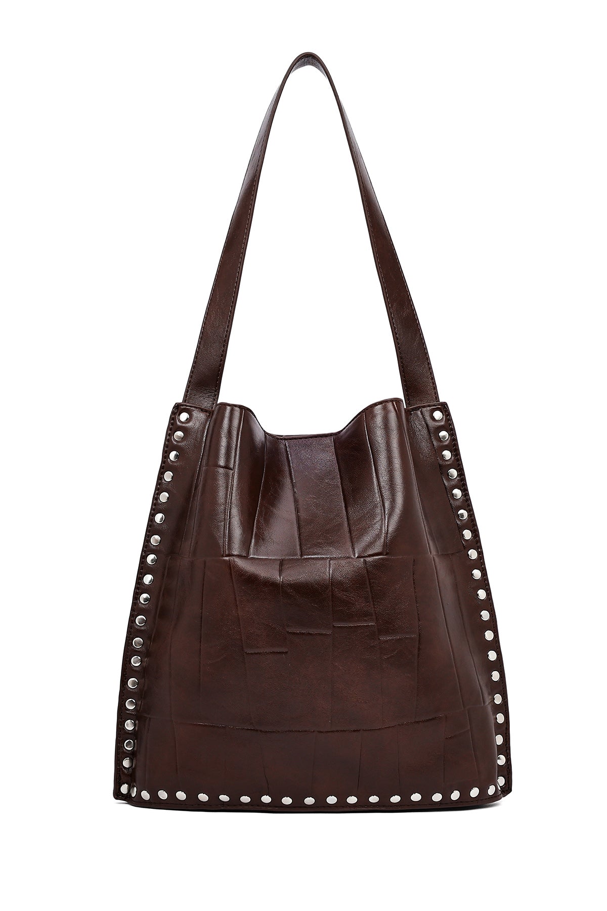 Kadın Kahverengi Baskılı Omuz Çantası