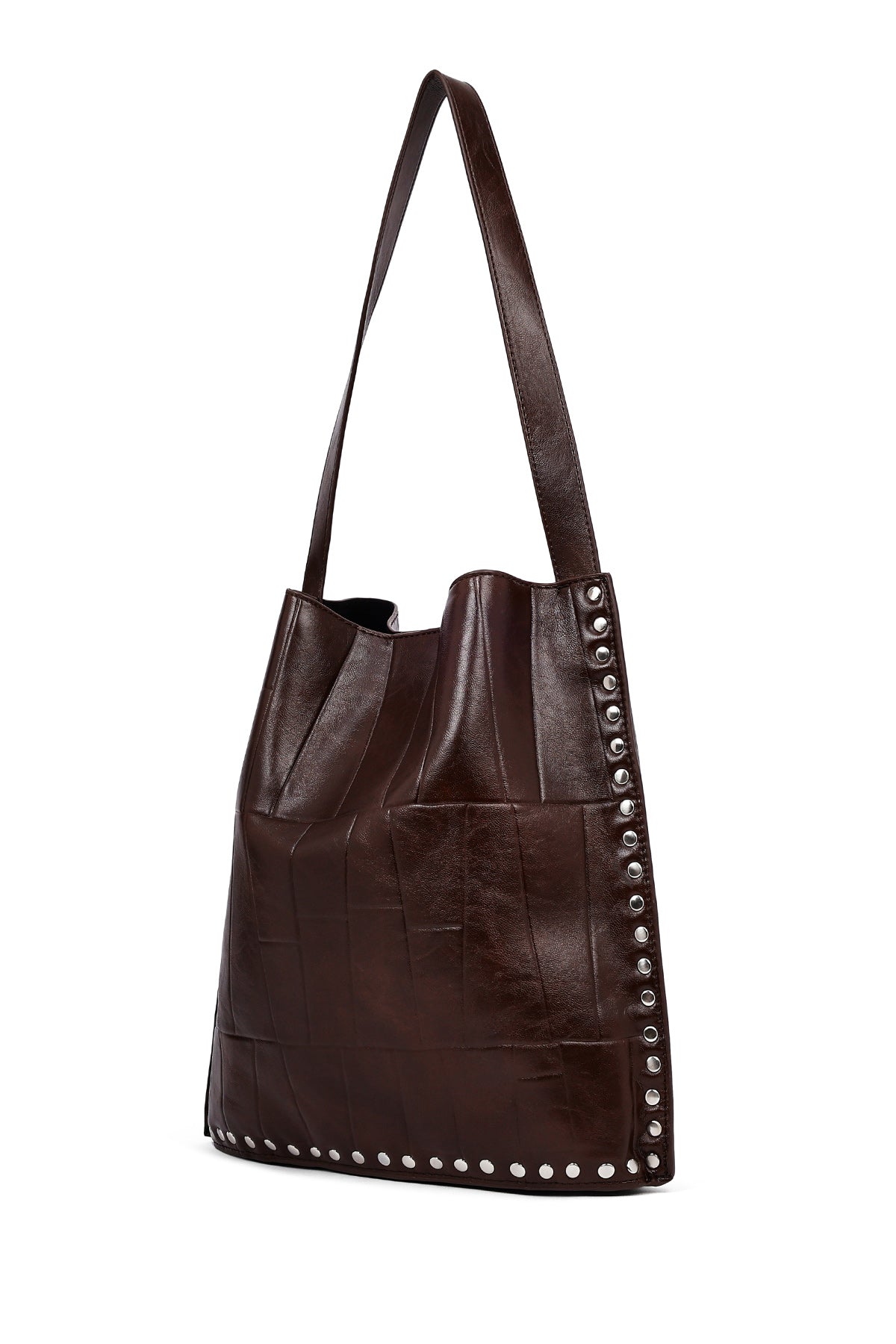 Kadın Kahverengi Baskılı Omuz Çantası