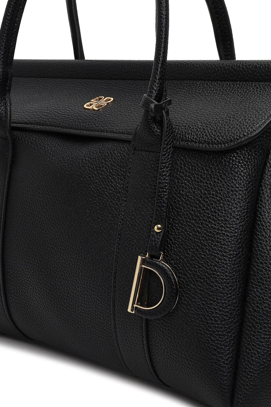 Women's Black Long Strap Classic Shoulder Bag