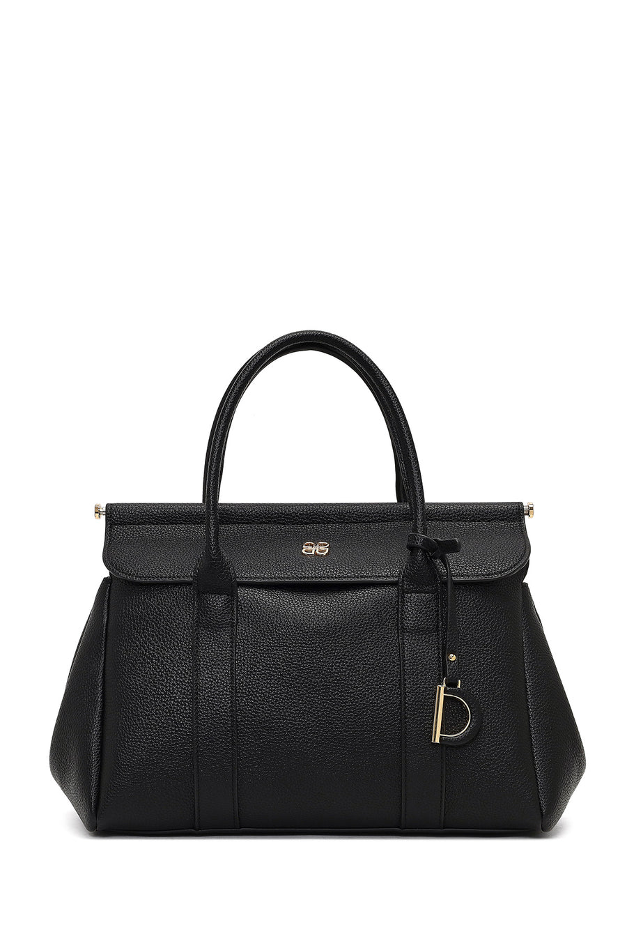 Women's Black Long Strap Classic Shoulder Bag