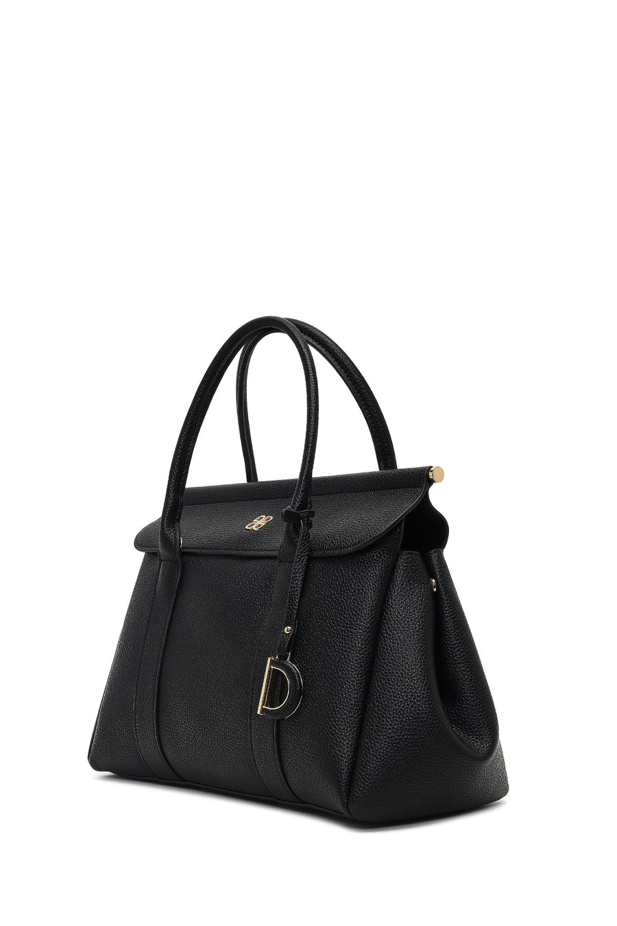 Women's Black Long Strap Classic Shoulder Bag