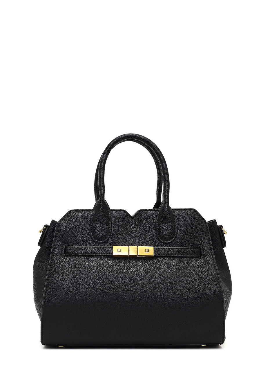 Women's Black Long Strap Classic Shoulder Bag