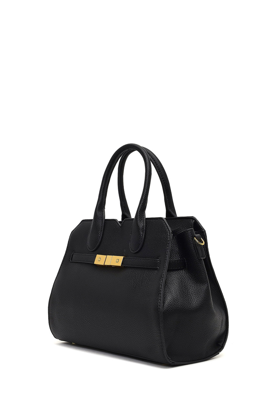Women's Black Long Strap Classic Shoulder Bag