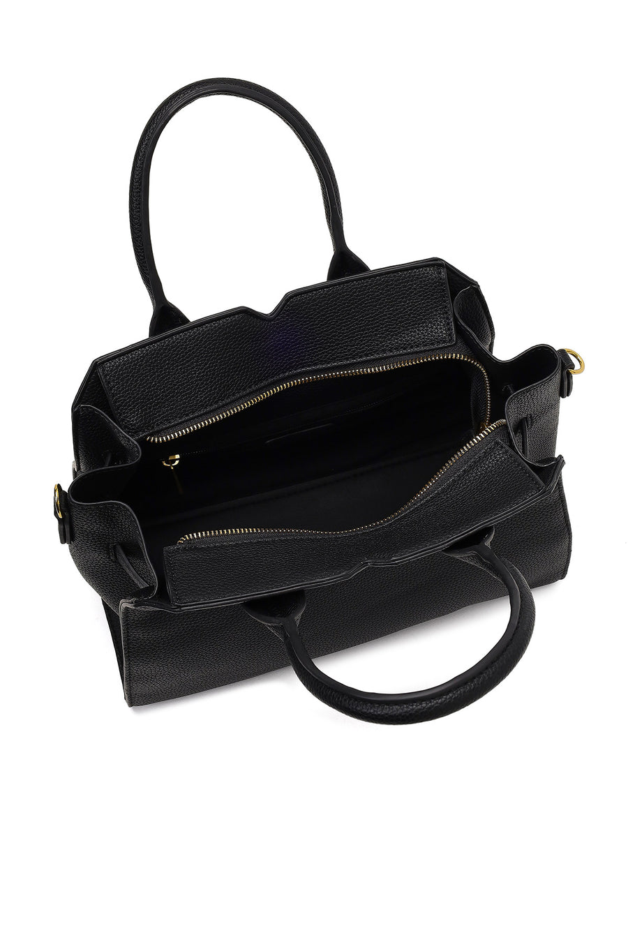 Women's Black Long Strap Classic Shoulder Bag