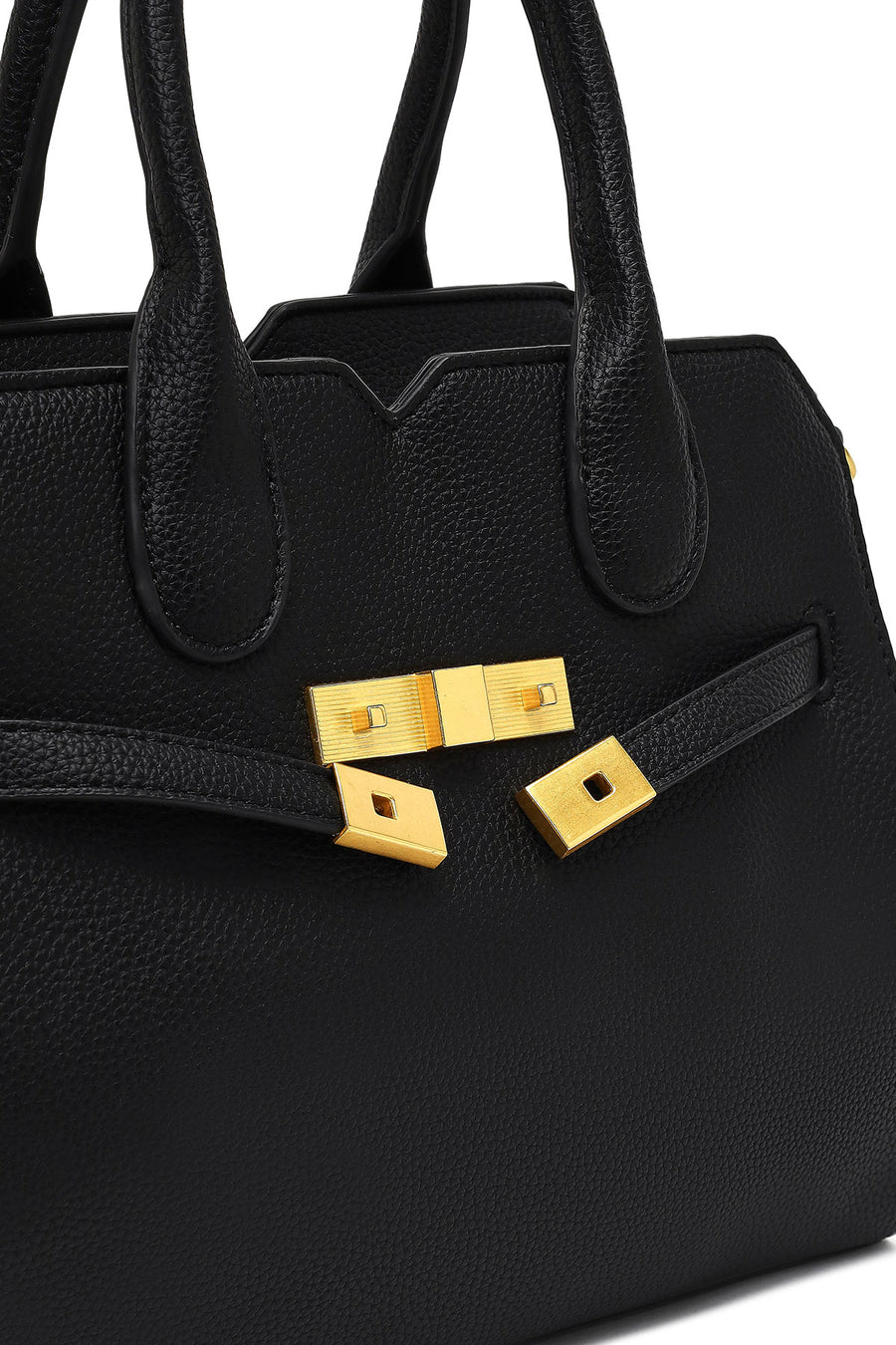 Women's Black Long Strap Classic Shoulder Bag