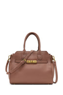 Women's Dark Pink Long Strap Classic Shoulder Bag | Derimod