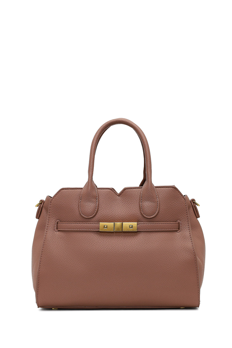 Women's Dark Pink Long Strap Classic Shoulder Bag