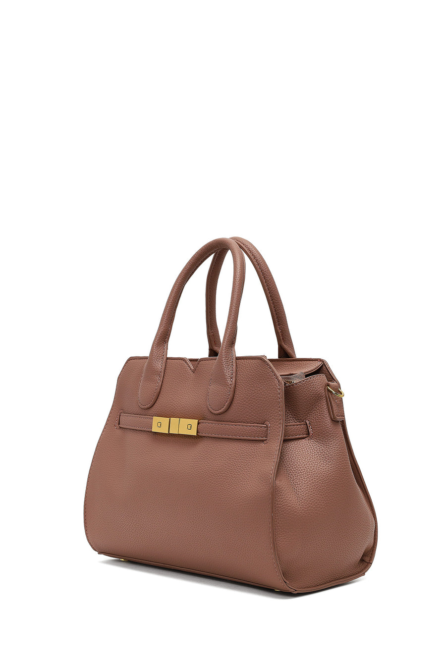 Women's Dark Pink Long Strap Classic Shoulder Bag