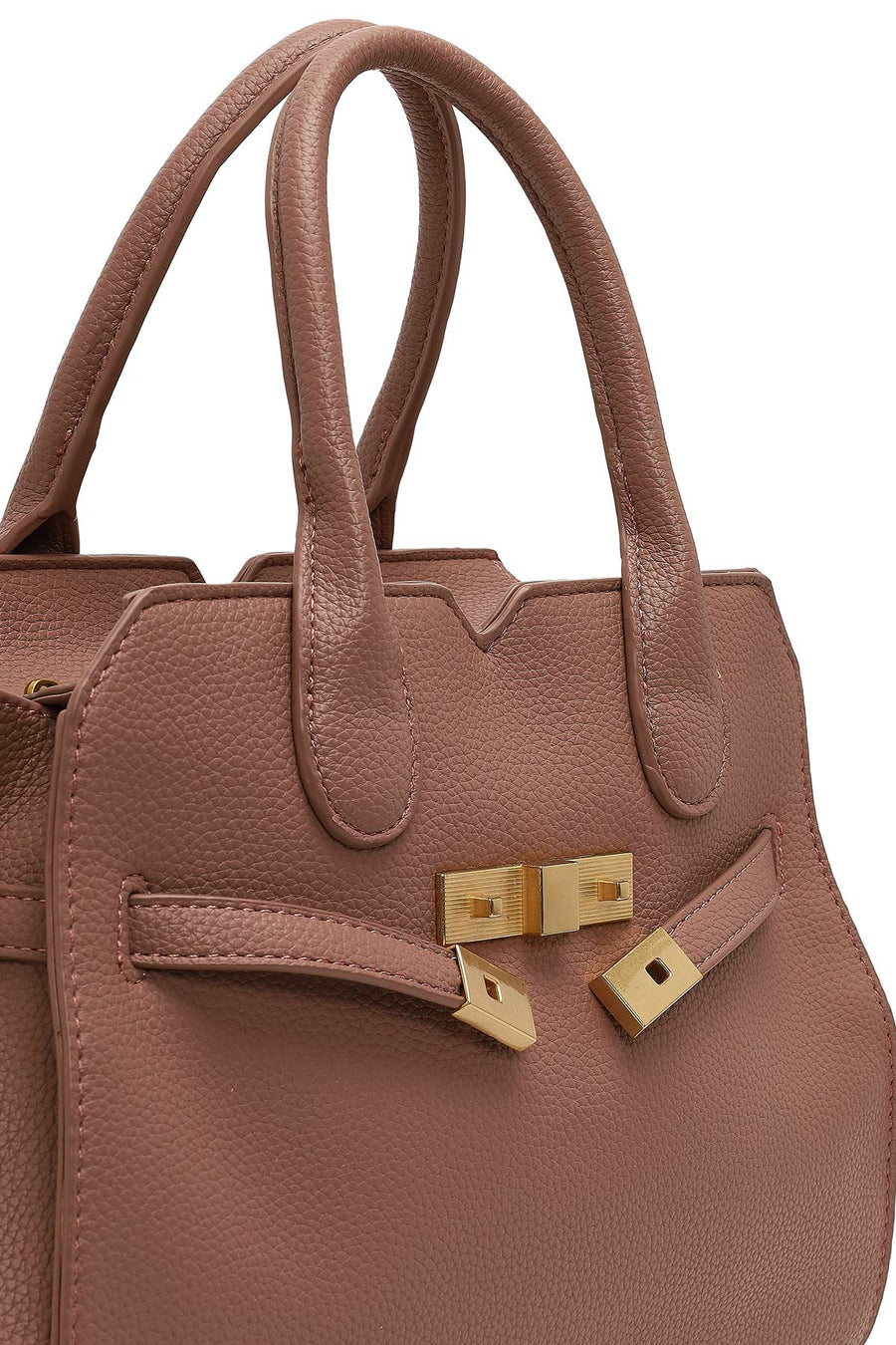 Women's Dark Pink Long Strap Classic Shoulder Bag