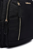 Kadın Siyah Kumaş Sırt Çantası | Derimod