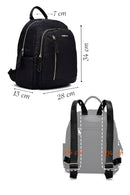 Kadın Siyah Kumaş Sırt Çantası | Derimod