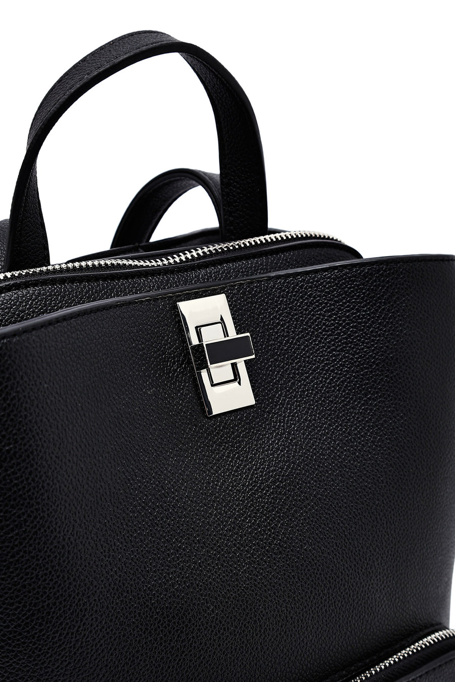 Woman Black Backpack