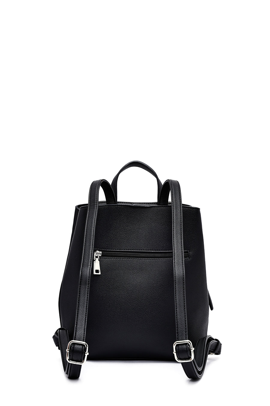 Woman Black Backpack