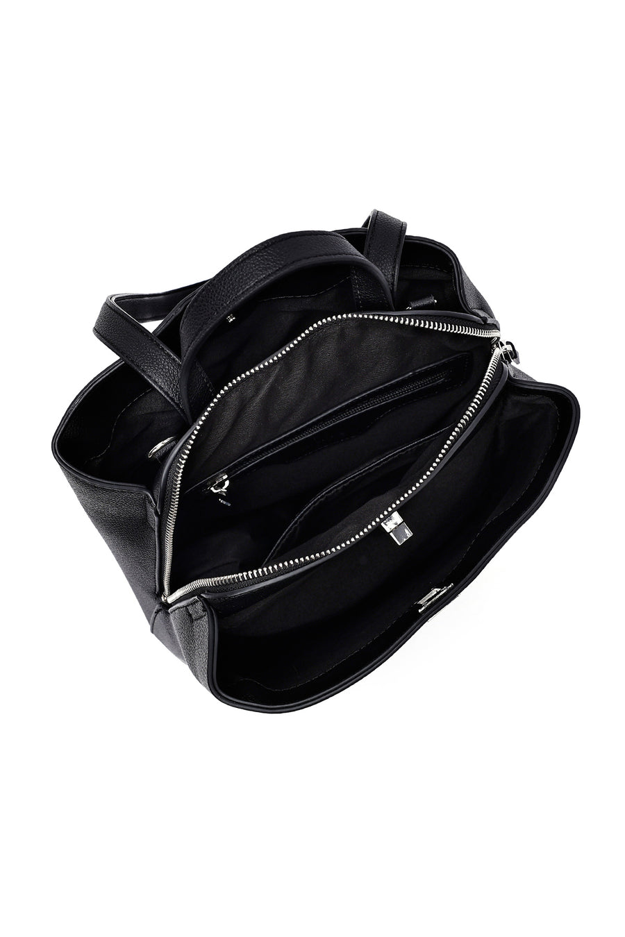 Woman Black Backpack