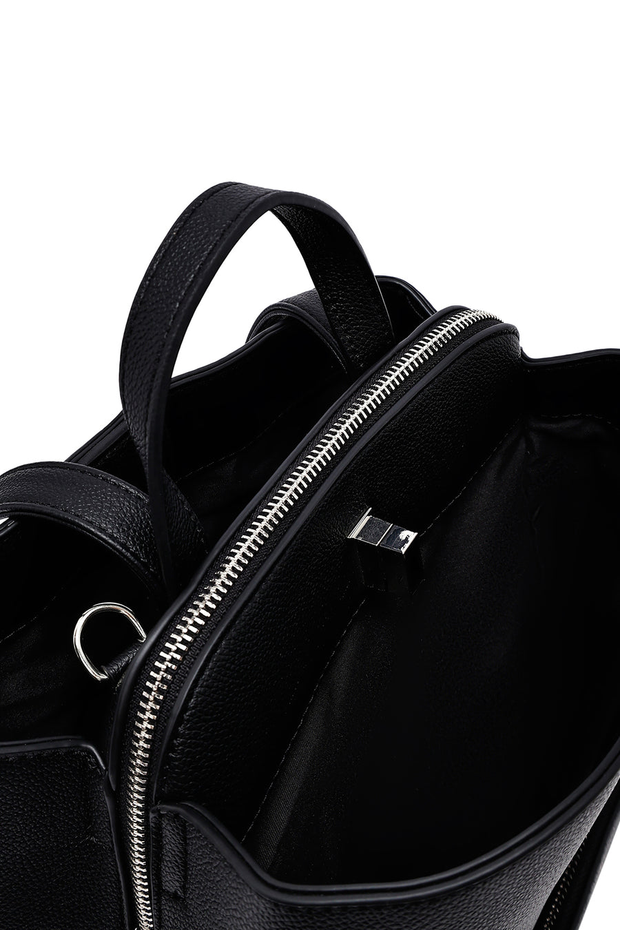 Woman Black Backpack